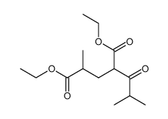 2-isobutyryl-4-methyl-glutaric acid diethyl ester Structure