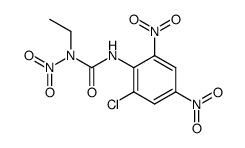 N-ethyl-N'-(2-chloro-4,6-dinitro-phenyl)-N-nitro-urea Structure