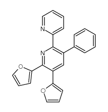 5,6-二(呋喃-2-基)-3-苯基-[2,2]联吡啶结构式