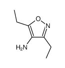 3,5-diethyl-1,2-oxazol-4-amine结构式