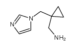 1-[1-(1H-咪唑-1-甲基)环丙基]甲胺结构式