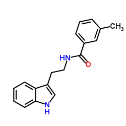 N-(2-INDOL-3-YLETHYL)(3-METHYLPHENYL)FORMAMIDE结构式