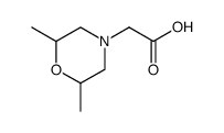 (2,6-DIMETHYL-MORPHOLIN-4-YL)-ACETIC ACID Structure