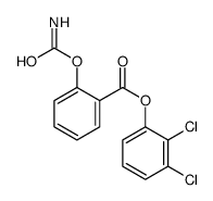 (2,3-dichlorophenyl) 2-carbamoyloxybenzoate Structure