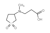 N-(1,1-DIOXIDOTETRAHYDRO-3-THIENYL)-N-METHYL-BETA-ALANINE Structure