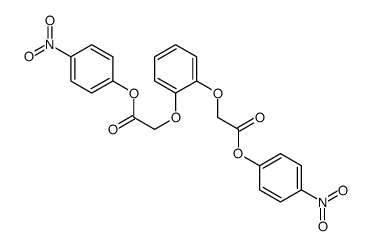 (4-nitrophenyl) 2-[2-[2-(4-nitrophenoxy)-2-oxoethoxy]phenoxy]acetate Structure