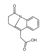 2-(1-oxo-2,3-dihydropyrrolo[1,2-a]indol-4-yl)acetic acid Structure