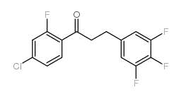 4'-CHLORO-2'-FLUORO-3-(3,4,5-TRIFLUOROPHENYL)PROPIOPHENONE图片