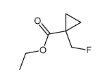 1-fluoromethyl-cyclopropanecarboxylic acid ethyl ester Structure