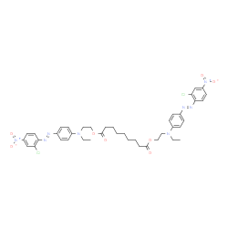 bis[2-[[4-[(2-chloro-4-nitrophenyl)azo]phenyl]ethylamino]ethyl] azelate结构式