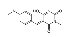 5-[[4-(dimethylamino)phenyl]methylene]-1-methylbarbituric acid结构式