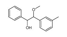 2-methoxy-1-phenyl-2-(m-tolyl)ethan-1-ol Structure