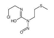 3-(2-chloroethyl)-1-(2-methylsulfanylethyl)-1-nitrosourea Structure