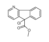 5-氯-5H-茚并[1,2-b]吡啶-5-羧酸甲酯结构式