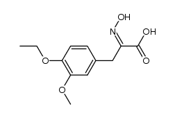 3-(4-ethoxy-3-methoxy-phenyl)-2-hydroxyimino-propionic acid Structure