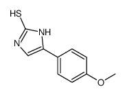 4-(4-methoxyphenyl)-1,3-dihydroimidazole-2-thione Structure