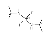 trans-Pt(t-butylamine)2I2结构式