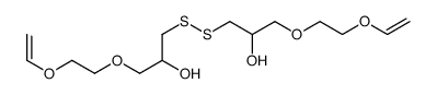 1-(2-ethenoxyethoxy)-3-[[3-(2-ethenoxyethoxy)-2-hydroxypropyl]disulfanyl]propan-2-ol Structure