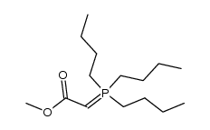 (methoxycarbonylmethylene)tri-n-butylphosphorane Structure