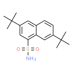 3,7-二叔丁基萘-1-磺酰胺结构式