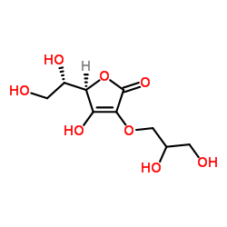 抗坏血酸甘油酯结构式