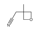 3-OXETANEACETONITRILE, 3-METHYL- Structure