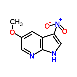 5-Methoxy-3-nitro-7-azaindole structure