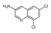 6,8-dichloroquinolin-3-amine结构式