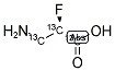 (2R)-3-AMINO-2-FLUOROPROPANOIC ACID-13C3 Structure