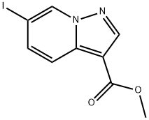 6-Iodo-pyrazolo[1,5-a]pyridine-3-carboxylic acid methyl ester picture