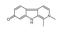 1,2-dimethyl-9H-pyrido[3,4-b]indol-7-one Structure