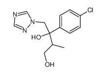 3-(4-Chlorophenyl)-2-methyl-4-(1H-1,2,4-triazol-1-yl)-1,3-butanediol Structure