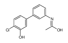 N-[3-(4-chloro-3-hydroxyphenyl)phenyl]acetamide结构式