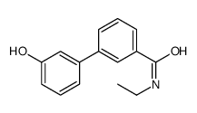 N-ethyl-3-(3-hydroxyphenyl)benzamide结构式