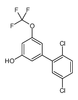 3-(2,5-dichlorophenyl)-5-(trifluoromethoxy)phenol结构式