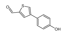 4-(4-hydroxyphenyl)thiophene-2-carbaldehyde Structure