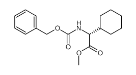 Methyl (R)-2-(((Benzyloxy)Carbonyl)Amino)-2-Cyclohexylacetate structure