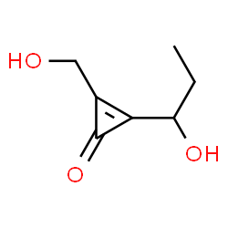 2-Cyclopropen-1-one, 2-(hydroxymethyl)-3-(1-hydroxypropyl)- (9CI)结构式