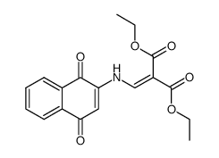 diethyl 1,4-dioxo-1,4-dihydro-2-naphthylaminomethylenemalonate结构式