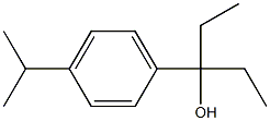 3-(4-propan-2-ylphenyl)pentan-3-ol structure