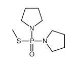 1-[methylsulfanyl(pyrrolidin-1-yl)phosphoryl]pyrrolidine Structure