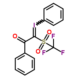 苯甲酰基(苯基碘代)(三氟甲磺酰基)甲烷化物图片