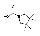 4,4,5,5-tetramethyl-1,3,2-dioxaborolane-2-carboxylic acid Structure