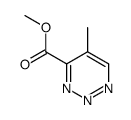 1,2,3-Triazine-4-carboxylicacid,5-methyl-,methylester(9CI)结构式