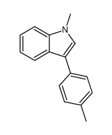 1-methyl-3-(4-methylphenyl)-1H-indole结构式