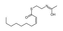 2-decenoic acid N-acetylcysteamine thioester Structure