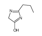 4H-Imidazol-4-one,1,5-dihydro-2-propyl-(9CI) Structure