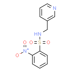 2-nitro-N-(pyridin-3-ylmethyl)benzenesulfonamide Structure