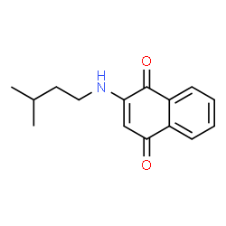 2-(Isopentylamino)naphthalene-1,4-dione Structure