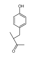 (3S)-4-(4-hydroxyphenyl)-3-methylbutan-2-one结构式